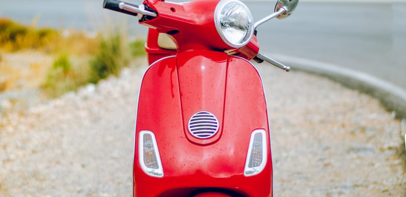 scooter rood